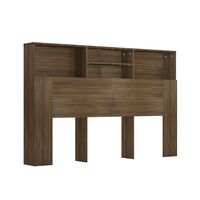 vidaXL Headboard Cabinet Brown Oak 160x19x103.5 cm