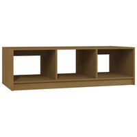 vidaXL Coffee Table Honey Brown 110x50x34 cm Solid Pinewood