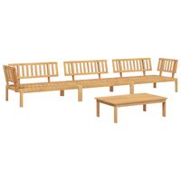 vidaXL 4 Piece Garden Pallet Sofa Set Solid Wood Acacia