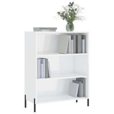 vidaxL Shelf Cabinet White 69.5x32.5x90 cm Engineered Wood