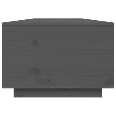 vidaXL Coffee Table Grey 80x50x35.5 cm Solid Wood Pine