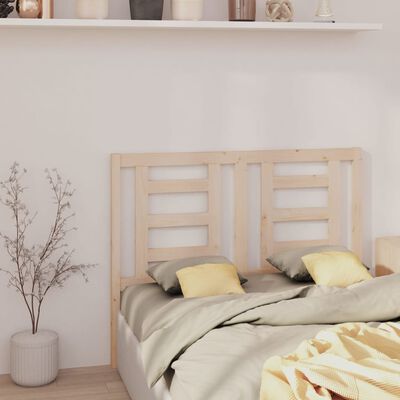 vidaXL Bed Headboard 141x4x100 cm Solid Wood Pine