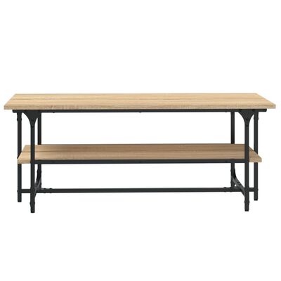 vidaXL Coffee Table Sonoma Oak 100x50x40 cm Engineered Wood