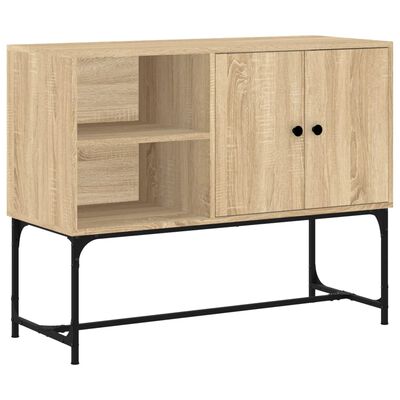 vidaXL Sideboard Sonoma Oak 100x40x79.5 cm Engineered Wood