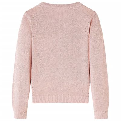 Kids' Cardigan Knitted Soft Pink 116