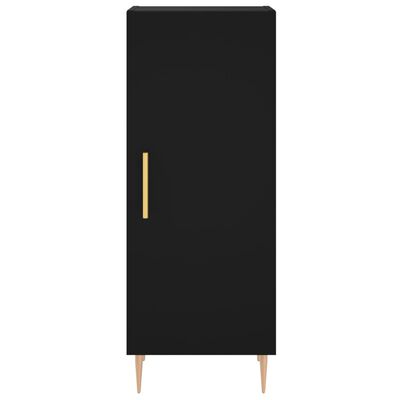 vidaXL Highboard Black 34.5x34x180 cm Engineered Wood