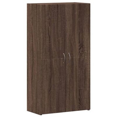 vidaXL File Cabinet Brown Oak 60x32x115 cm Engineered Wood