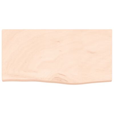 vidaXL Bathroom Countertop 60x30x(2-4) cm Untreated Solid Wood