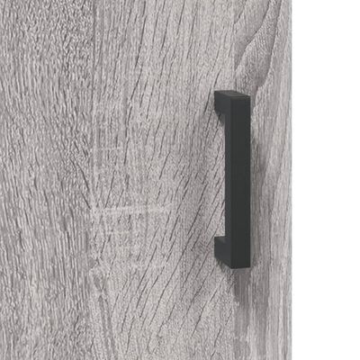 vidaXL Highboard Grey Sonoma 69.5x34x180 cm Engineered Wood