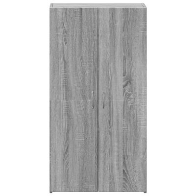 vidaXL File Cabinet Grey Sonoma 60x32x115 cm Engineered Wood