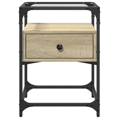 vidaXL Bedside Cabinets 2 pcs Sonoma Oak 40x40x55 cm Engineered Wood