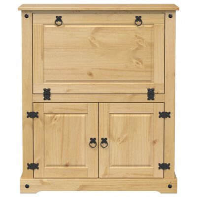 vidaXL Wine Cabinet Corona 97x45x114 cm Solid Wood Pine