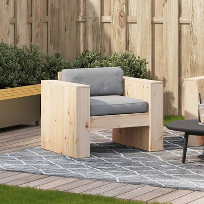 vidaXL Garden Sofa 79x60x62 cm Solid Wood Pine