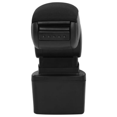 vidaXL Car Armrest Black 14.5x31.5x(30-48) cm ABS