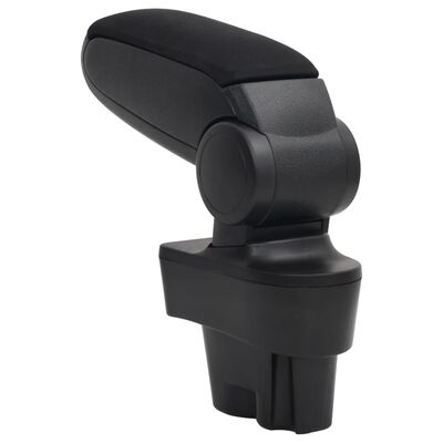 vidaXL Car Armrest Black 12x36x(33.5-48) cm ABS