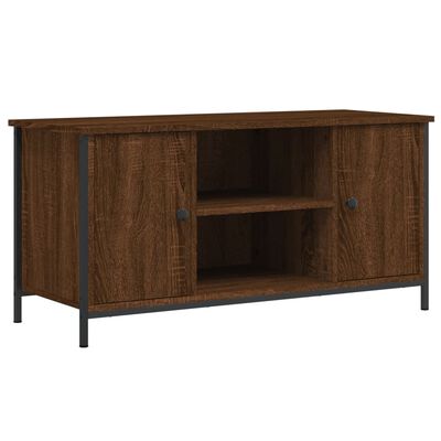 vidaXL TV Cabinet Brown Oak 100x40x50 cm Engineered Wood