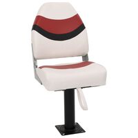 vidaXL Boat Seat with Pedestal 360° Rotatable