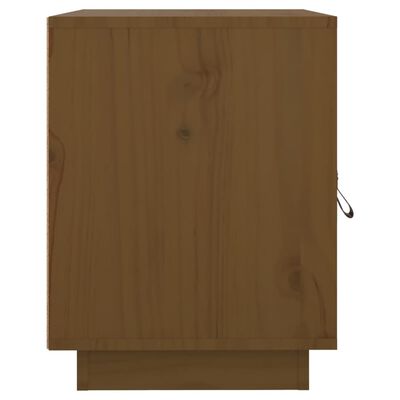 vidaXL Bedside Cabinets 2 pcs Honey Brown 40x34x45 cm Solid Wood Pine