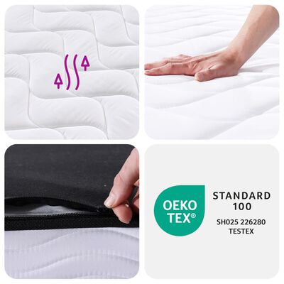 vidaXL Bonnell Spring Mattress Medium 90x200 cm