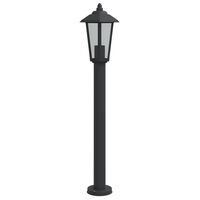 vidaXL Outdoor Floor Lamp Black 80 cm Stainless Steel