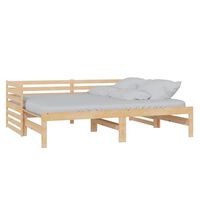 vidaXL Pull-out Day Bed without Mattress 2x(90x200) cm