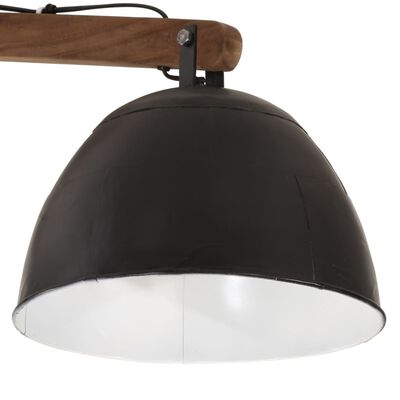 vidaXL Ceiling Lamp 25 W Black 105x30x65-108cm E27