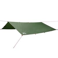 vidaXL Camping Tarp Green 360x294 cm Waterproof