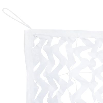 vidaXL Camouflage Net with Storage Bag 316x296 cm White