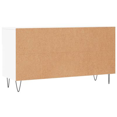 vidaXL Shoe Bench White 102x35x55 cm Engineered Wood