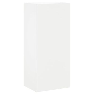 vidaXL TV Wall Cabinet White 40.5x30x90 cm Engineered Wood