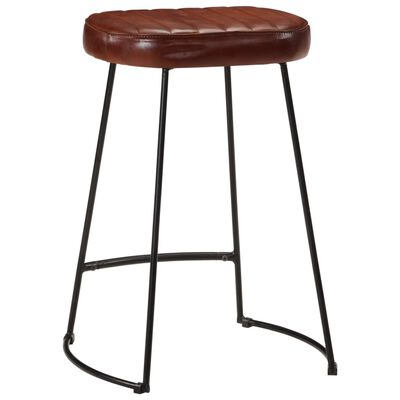 vidaXL Bar Stools 2 pcs Dark Brown 41x29x62 cm