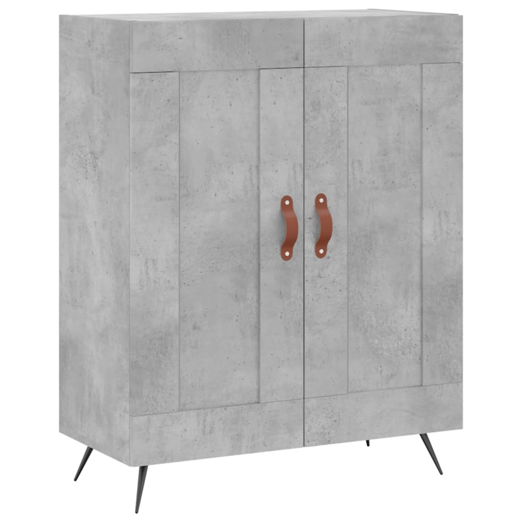 vidaXL Sideboard Concrete Grey 69.5x34x90 cm Engineered Wood