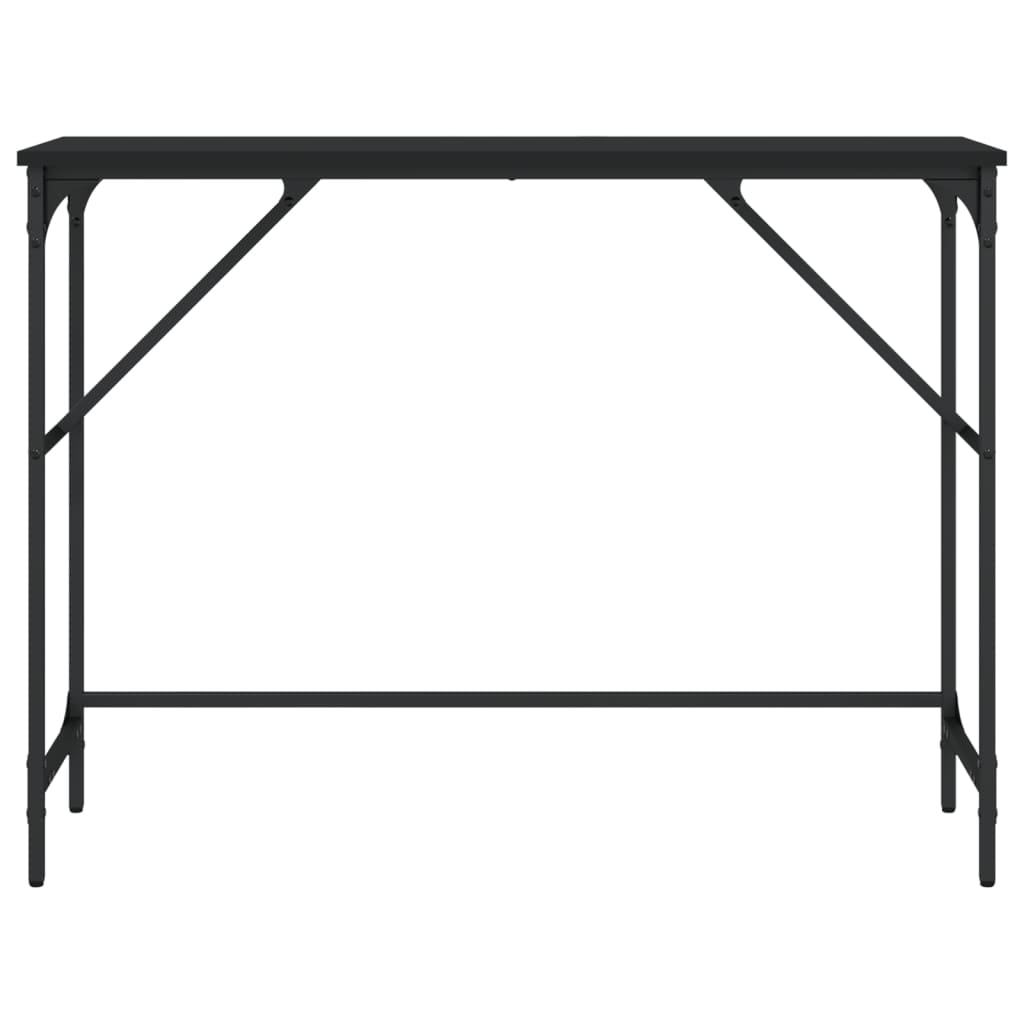 vidaXL Console Table Black 100x32x75 cm Engineered Wood