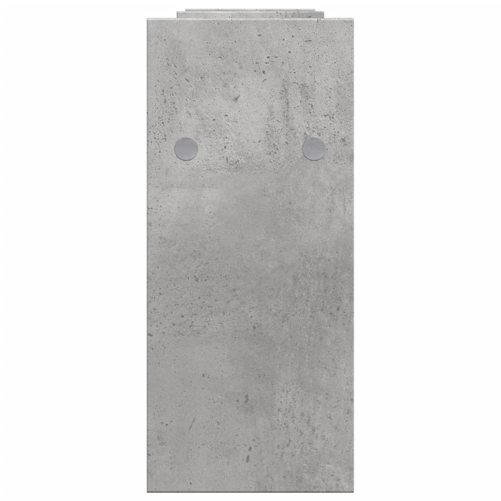 vidaXL Desk Organiser Concrete Grey 34.5x15.5x35.5 cm Engineered wood