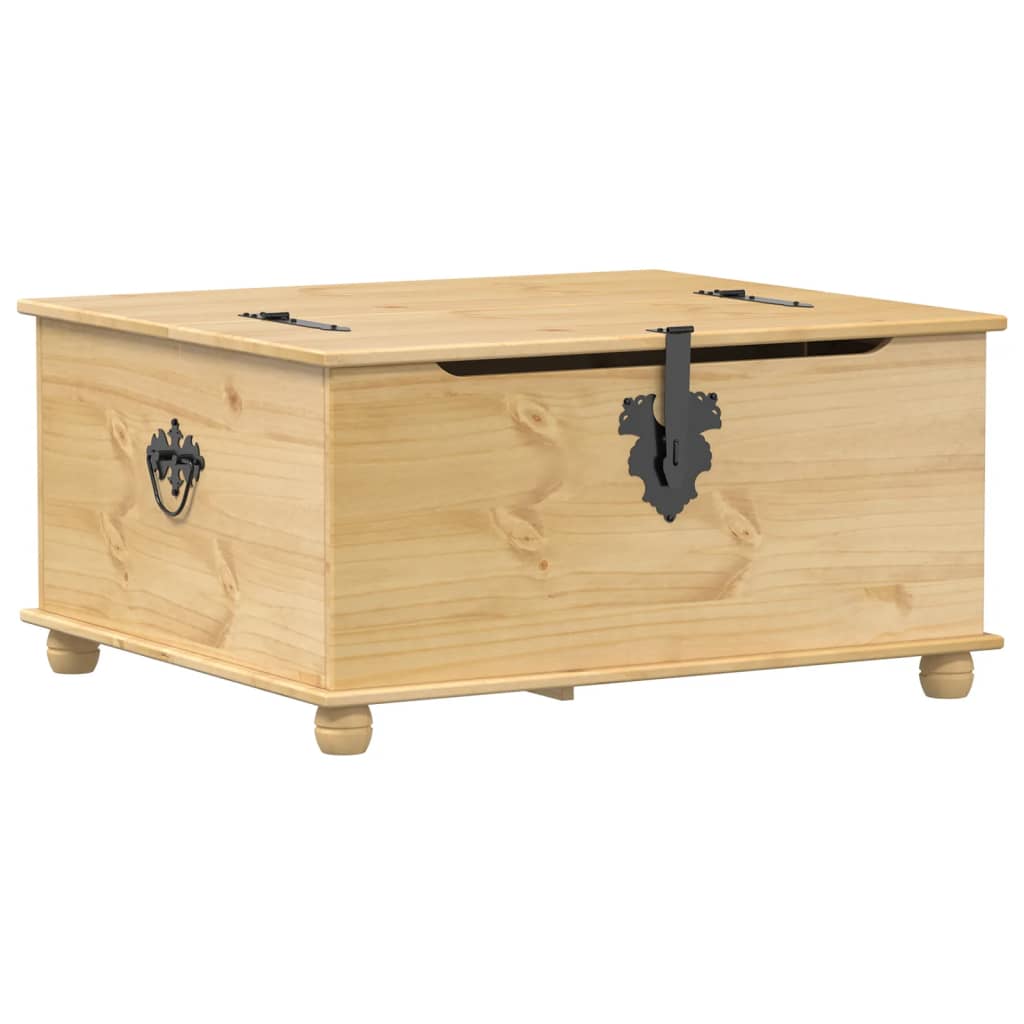 vidaXL Storage Box Corona 90x78x45 cm Solid Wood Pine