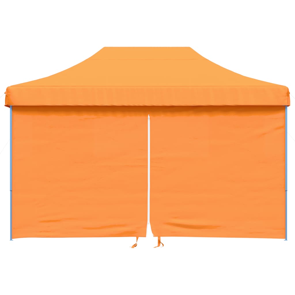 vidaXL Foldable Party Tent Pop-Up with 4 Sidewalls Orange