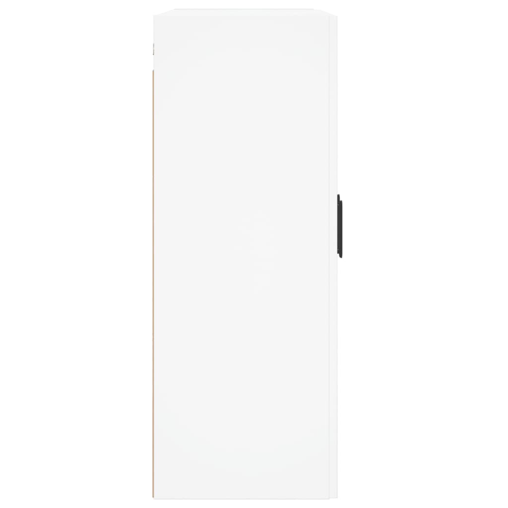 vidaXL Wall Mounted Cabinet White 69.5x34x90 cm Engineered Wood