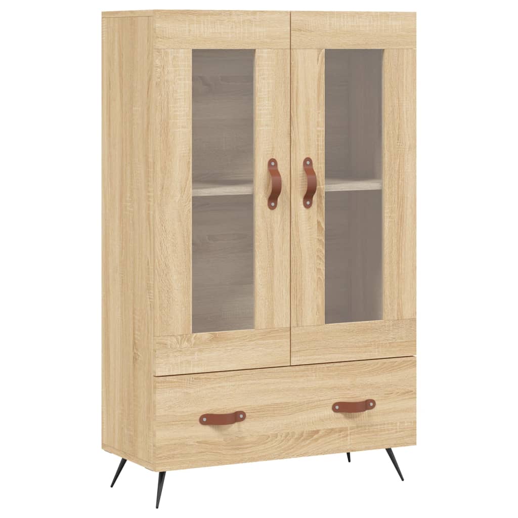 vidaXL Highboard Sonoma Oak 69.5x31x115 cm Engineered Wood