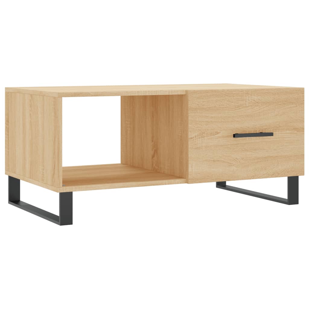 vidaXL Coffee Table Sonoma Oak 90x50x40 cm Engineered Wood