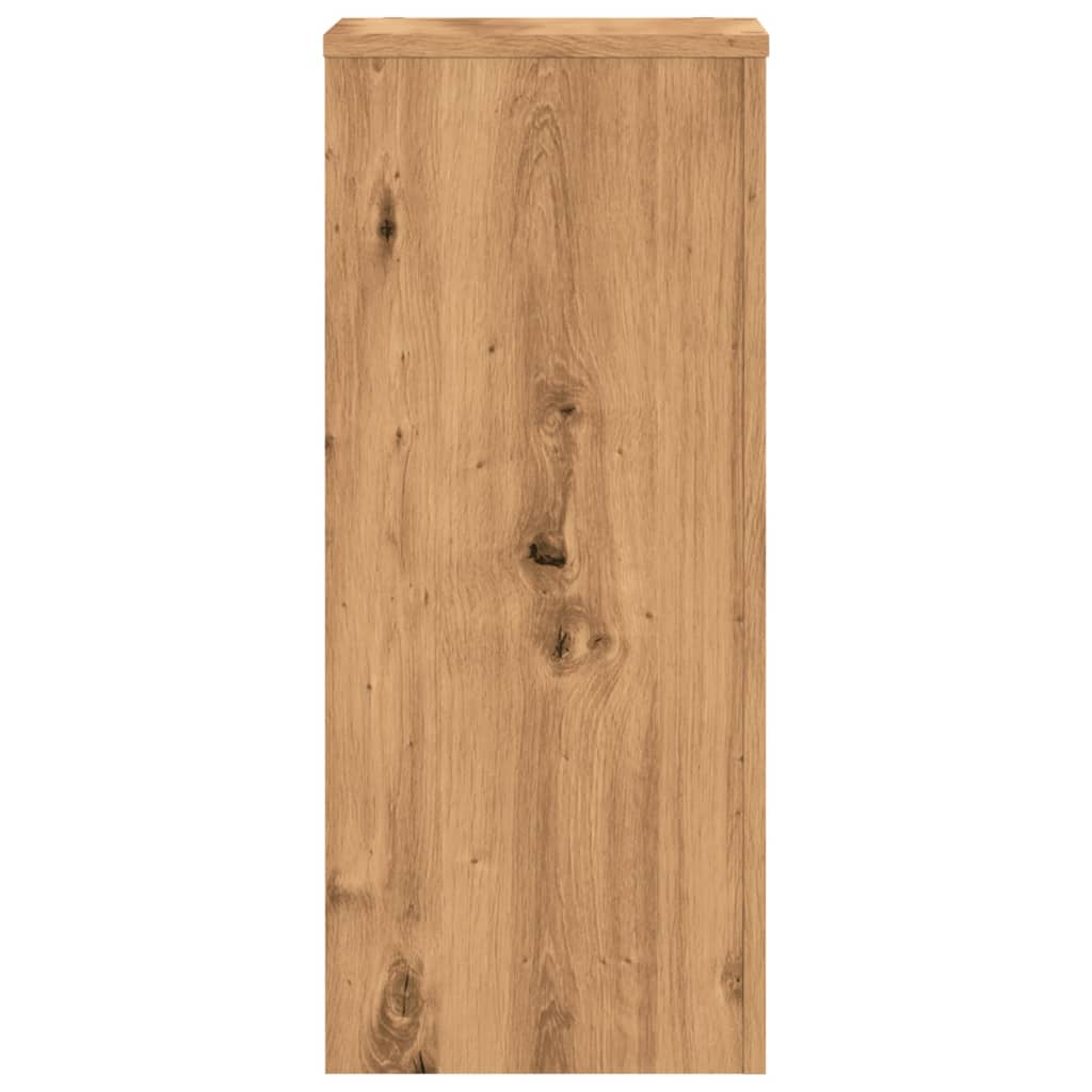 vidaXL Plant Stands 2 pcs Artisan Oak 30x30x70 cm Engineered wood