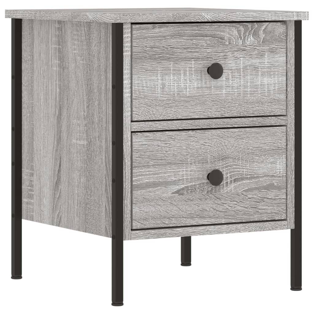 vidaXL Bedside Cabinets 2 pcs Grey Sonoma 40x42x50 cm Engineered Wood