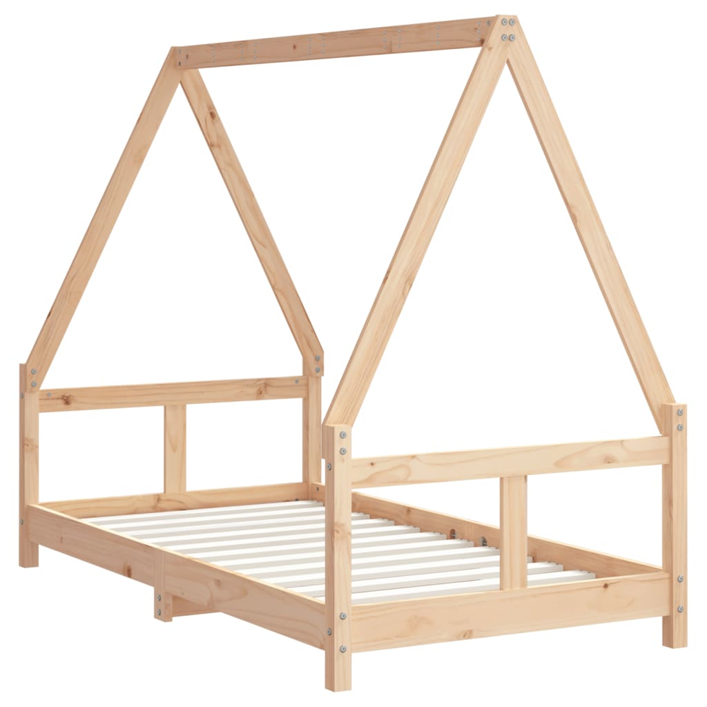 vidaXL Kids Bed Frame 80x160 cm Solid Wood Pine