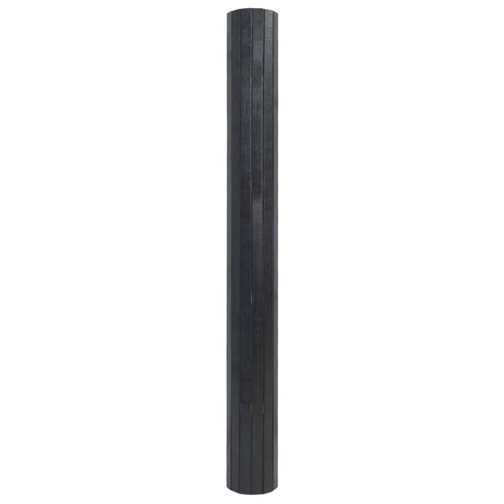 vidaXL Rug Rectangular Grey 60x400 cm Bamboo