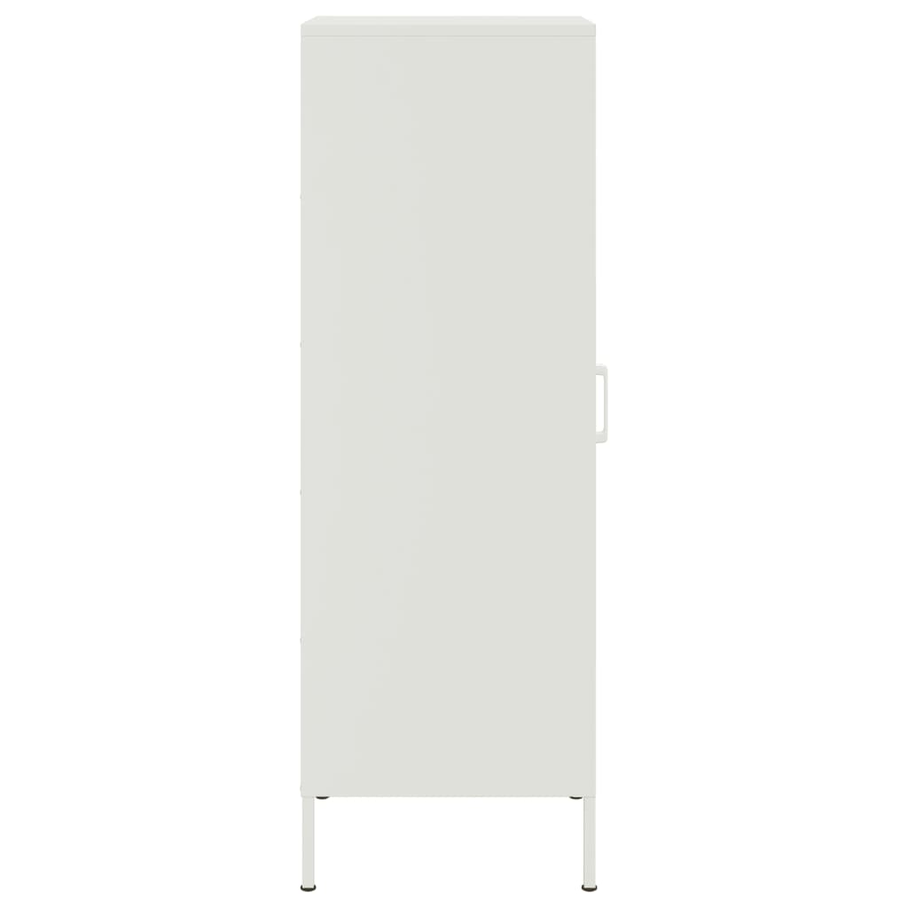 vidaXL Highboard White 36x39x113 cm Steel