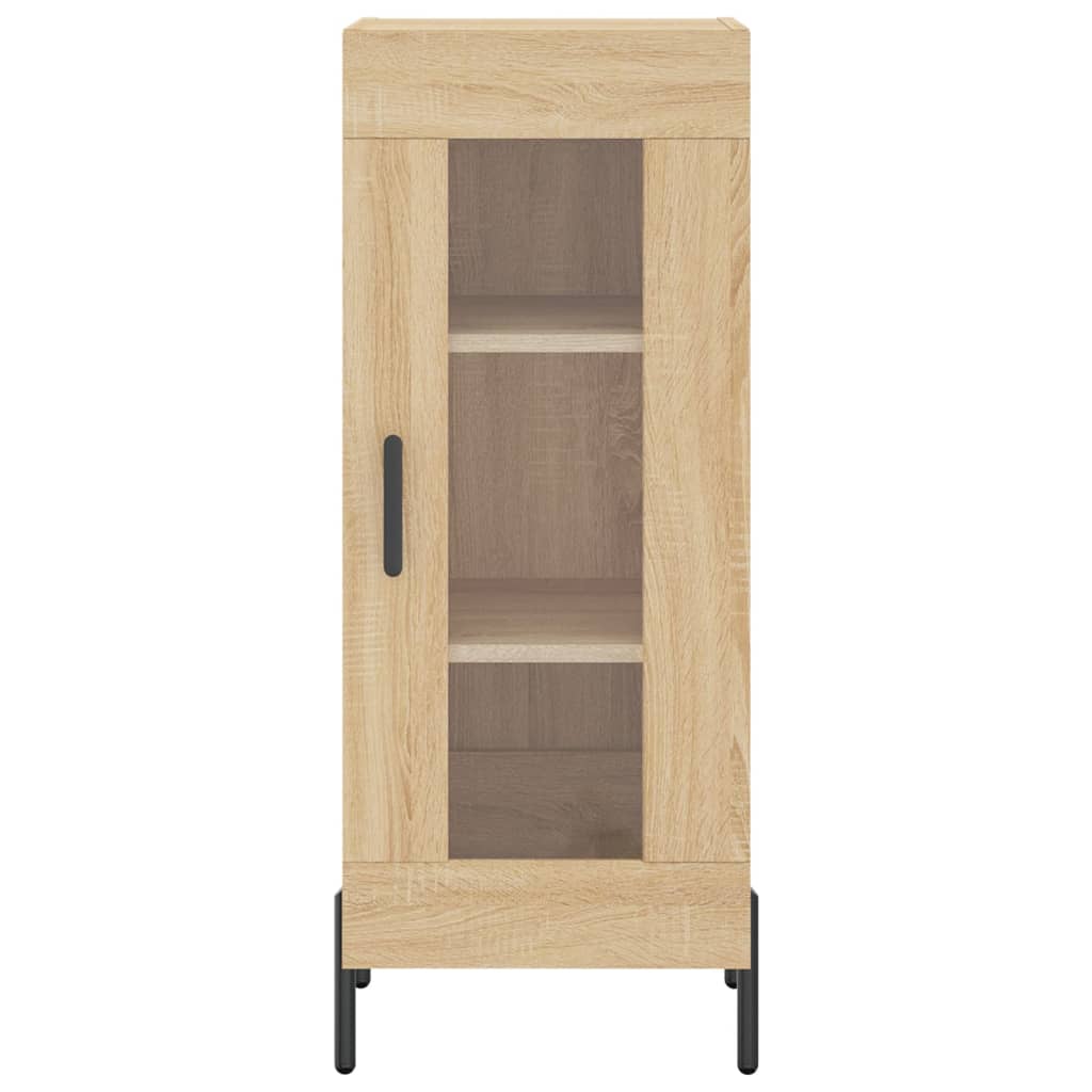 vidaXL Highboard Sonoma Oak 34.5x34x180 cm Engineered Wood