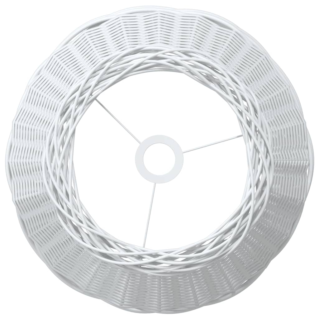 vidaXL Ceiling Lamp Shade White Ø50x30 cm Wicker