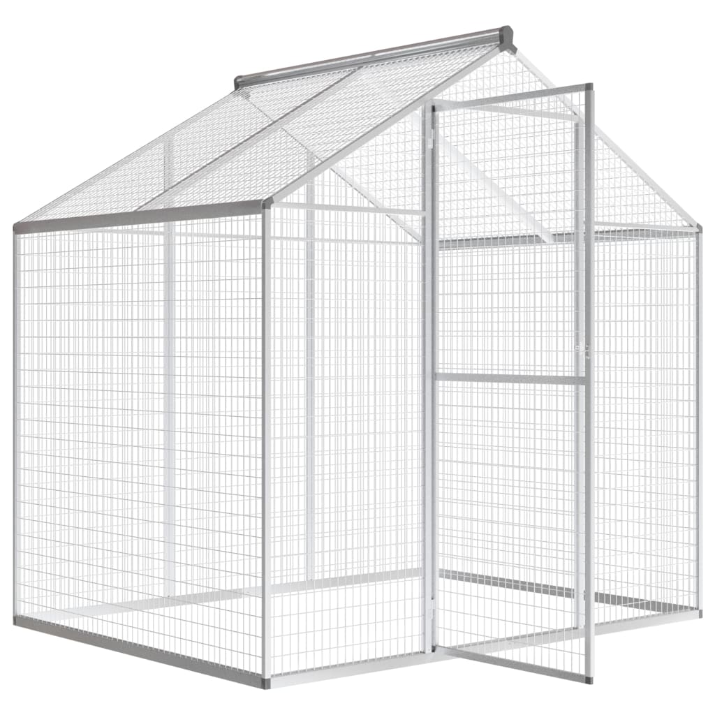 vidaXL Outdoor Aviary Aluminium 178x122x194 cm