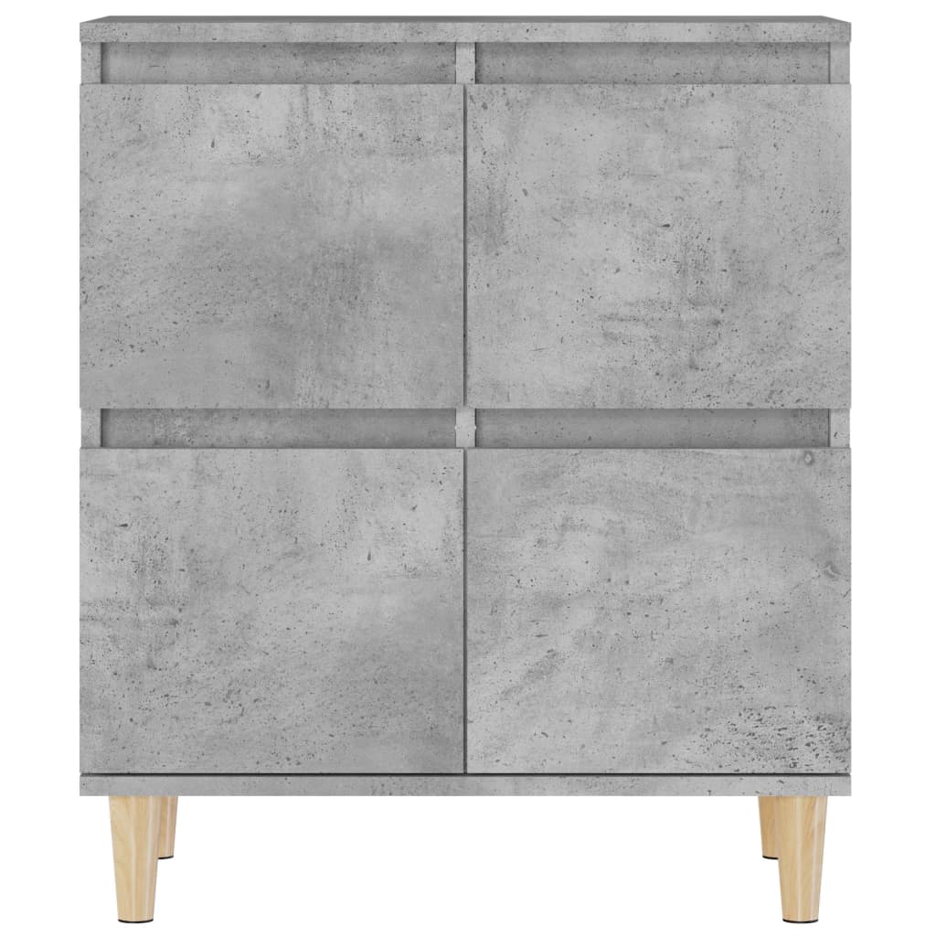 vidaXL Sideboard Concrete Grey 60x35x70 cm Engineered Wood