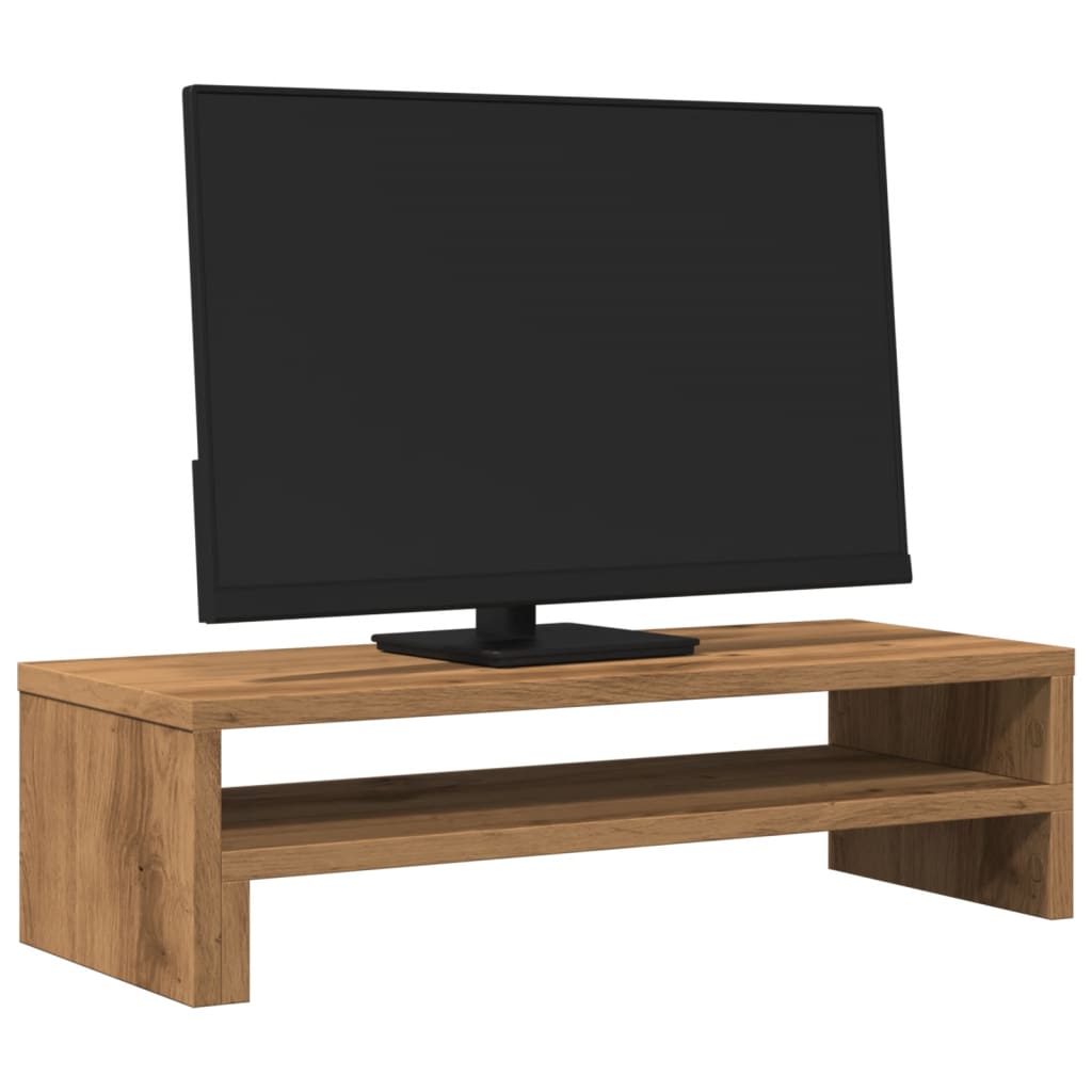 vidaXL Monitor Stand Artisian Oak 54x22x15 cm Engineered Wood