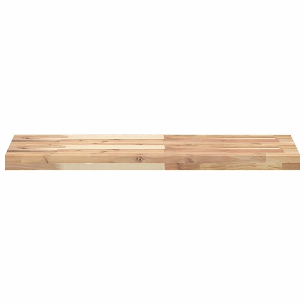 vidaXL Floating Shelves 2 pcs 80x30x4 cm Untreated Solid Wood Acacia